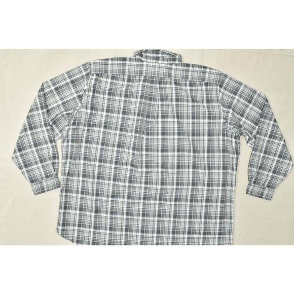 NEW Polo Ralph Lauren Men's Performance Plaid Button Down Shirt Size 4XLT Gray - Picture 8 of 8